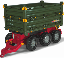 Прицеп на 6-и колесах Rolly Toys RollyMulti Trailer зеленый (125012)