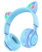 Hoco W39 Cute Cat Ear Blue