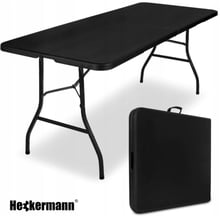 Стіл складний переносний Heckermann 180х74х74 Black (XJM-Z180)