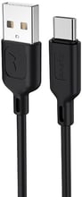 T-PHOX USB Cable to USB-C Fast 3A 1.2m Black (T-C829 Black)
