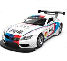 Автомодель TechnoDrive BMW Z4 GT3 белый 1:18 (250255)