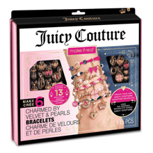 Набор для создания шарм-браслетов Make it Real Juicy Couture Браслеты украшены бархатами и жемчужинами (MR4417)