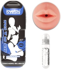 Мастурбатор LoveToy Sex In A Can Mouth Lotus Tunnel