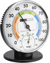 Термогигрометр TFA, цветная шкала, 102x35x102 мм