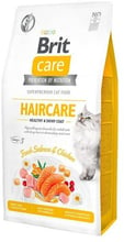 Сухий корм Brit Care Cat GF Haircare Healthy & Shiny Coat для дорослих котів 2 кг (8595602540884)
