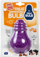 Игрушка для собак Лампочка резиновая GiGwi Bulb Rubber резина L фиолетовая (2338)
