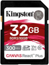 Kingston 32GB SDXC Class 10 UHS-II U3 Canvas React Plus (SDR2/32GB)