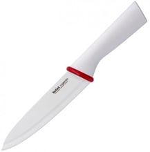 Нож шеф-повара Tefal Ingenio Ceramic White с чехлом 16 см (K1520214)
