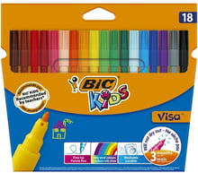 Фломастеры BIC Visa 18 цветов 18 шт (3270220002765)