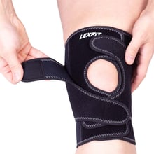 Бандаж для колена USA Style LEXFIT черный (LBS-1005)