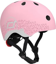 Шлем детский Scoot and Ride Розовыйс фонариком 45-51см (SR-210225-ROSE)