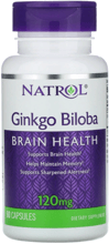 Natrol Ginkgo Biloba, 120 mg, 60 Capsules (NTL-00768)