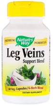 Nature's Way Leg Veins with Tru-OPCs 435 mg 60 Caps Варикоз на ногах