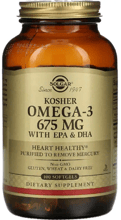 Solgar Omega-3 Kosher 675 mg Солгар Омега 3 кошерная 100 гелевых капсул