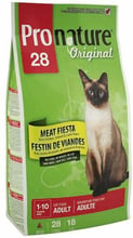 Сухой корм для взрослых котов Pronature Original Adult Meat Fiesta со вкусом курицы, лосося и ягненка 2.72 кг (65672453035)