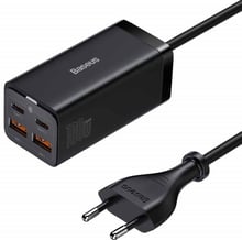 Baseus Wall Charger GaN3 Pro 2xUSB+2xUSB-C 100W Black with USB-C cable (CCGP000101)