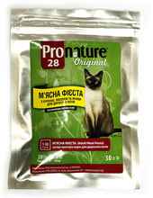 Сухой корм для взрослых котов Pronature Original Adult Meat Fiesta со вкусом курицы, лосося и ягненка 0.35 кг (65672453004)