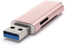 Satechi Adapter USB/USB-C to micro SD+SD Rose Gold (ST-TCCRAR)