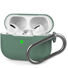 Чехол для наушников AhaStyle Silicone Case with Belt Midnight Green (AHA-0P100-MDG) for Apple AirPods Pro