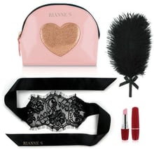 Романтичний набір Rianne S: Kit d'Amour + чохол-косметичка Pink / Gold