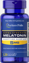 Puritan's Pride Extra Strength Melatonin 5 mg 120 tabs