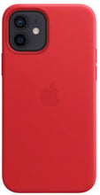 Apple Leather Case with MagSafe (PRODUCT) Red (MHK73) for iPhone 12 mini