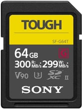Sony 64GB SDXC class 10 UHS-II U3 V90 Tough (SF64TG)