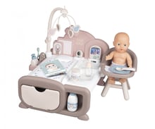 Игровой центр Smoby Toys Baby Nurse Детская комната со звуковыми эффектами, с пупсом и аксессуарами (220375)