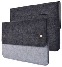 Gmakin Cover Envelope Felt Black/Grey (GM05-12) for MacBook 12"