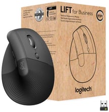Logitech Lift Vertical Ergonomic Wireless/Bluetooth for Business Graphite (910-006494)