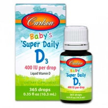 Carlson Labs Kid's Super Daily D3 400 IU 10.3 ml Витамин Д3 для детей