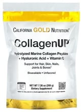 California Gold Nutrition, CollagenUP, Marine Hydrolyzed Collagen + Hyaluronic Acid + Vitamin C, Unflavored, 7.26 oz (206 g) (CGN01033)