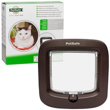 Дверца PetSafe Staywell Manual-Locking Cat Flap с механическим замком для котов коричневая