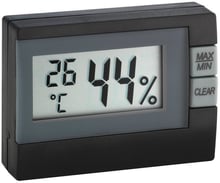 Термогигрометр цифровой TFA, чёрный, 52х39х15 мм