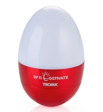 Светильник-ночник Troika Eggtivate, с датчиком вибрации, красный (EGG10/RD)
