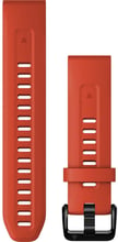 Garmin QuickFit 20 Watch Bands Flame Red Silicone (010-13102-02)