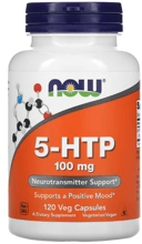 NOW Foods 5-HTP 100 mg 120 veg caps