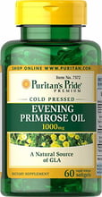 Puritan's Pride Evening Primrose Oil 1000 MG With GLA - 60 Softgels