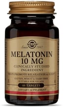 Solgar Melatonin, 10 mg, 60 Tabs Мелатонин (SOL-01956)