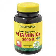 Natures Plus Vitamin D3 5000IU 60 caps