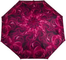 Зонт женский автомат Fulton розовый (FULL346-Rose-Red)