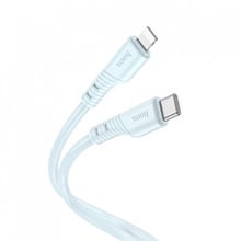 Hoco Cable USB-C to Lightning X97 Crystal 20W 1m Light Blue