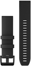 Garmin QuickFit 22 Watch Bands Black Silicone with Black Stainless Steel Hardware (010-12901-00)