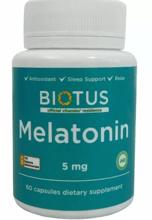 Biotus Melatonin 5 mg Мелатонин 60 Капсул
