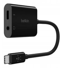 Belkin Adapter RockStar USB-C to USB-C+3.5mm Black (NPA004btBK)