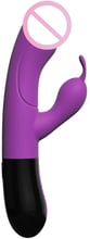 Вибратор-кролик Adrien Lastic Ares 2.0 с петелькой для пальца, перезаряжаемый