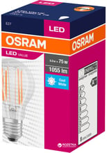 Лампа светодиодная Osram LED Value Filament A75 8W (1055Lm) 2700K E27