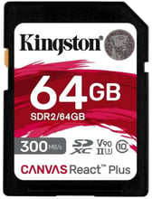 Kingston 64GB SDXC Class 10 UHS-II U3 (SDR2/64GB)
