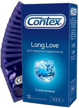 Презервативы латексные с силиконовой смазкой Contex №12 Long Love с анестетиком