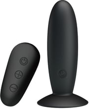 Анальная пробка MR Play super-smooth vibrating butt plug Black